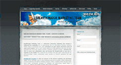 Desktop Screenshot of breakthroughmarketingteam.com