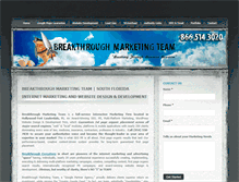 Tablet Screenshot of breakthroughmarketingteam.com